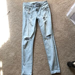 Light Blue Ripped Jeans